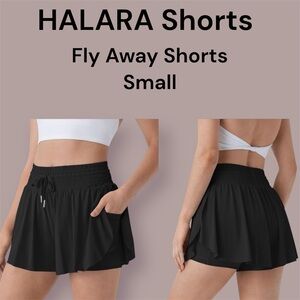 HALARA Women's Athletic Black Shorts Small